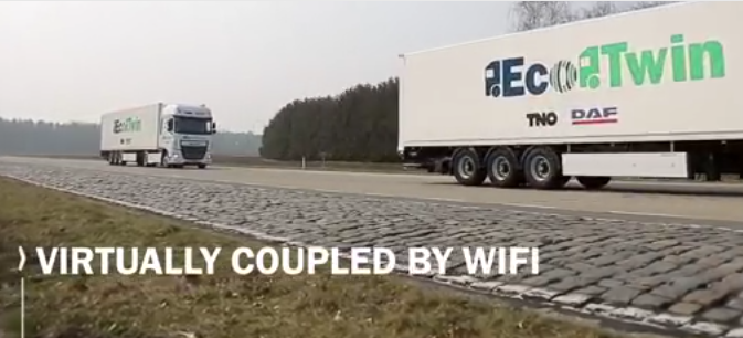 EcoTwin - автопилот для колонны из фур