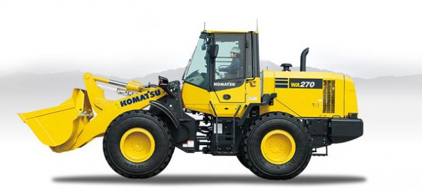 Новинка: полноразмерный погрузчик Komatsu WA270-7